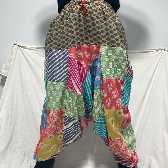 COPY - Unisex handmade boho hippie aladdin alibaba harem yoga pants one size wo… - Picture 4 of 7